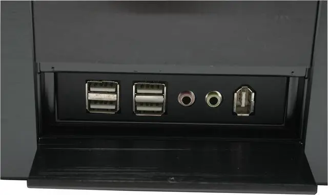 Alt view image 8 of 10 - SILVERSTONE Black Aluminum front panel, 0.8 mm SECC body Lascala Series LC16B-M ATX Media Center / HTPC Case