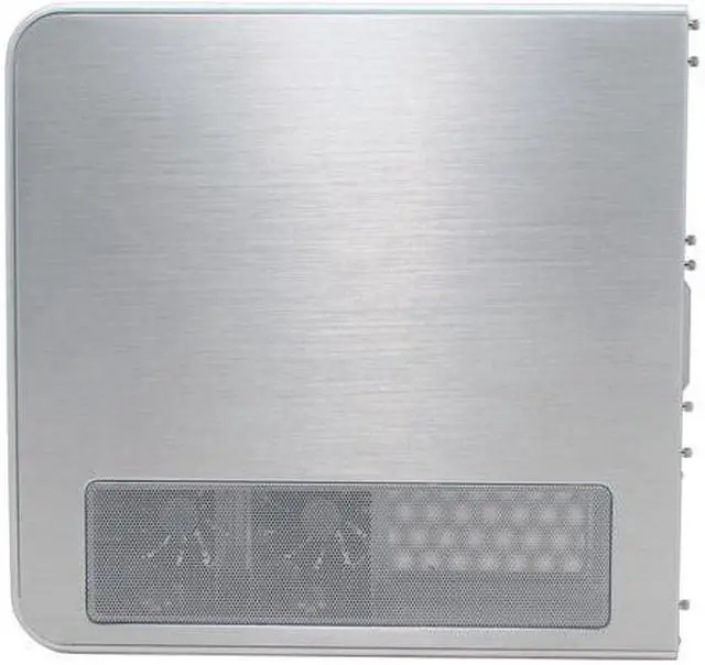 Alt view image 6 of 12 - SilverStone Temjin Series TJ07-S Silver 2.0mm Aluminum body ATX Full Tower Computer Case