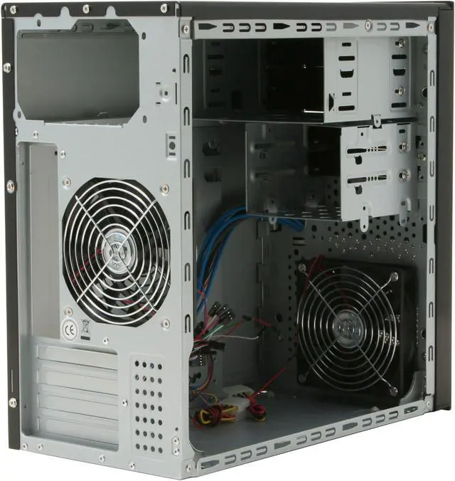 Alt view image 9 of 12 - SilverStone Temjin Series TJ08-B Black Aluminum front panel, SECC body Micro ATX Mid Tower Computer Case