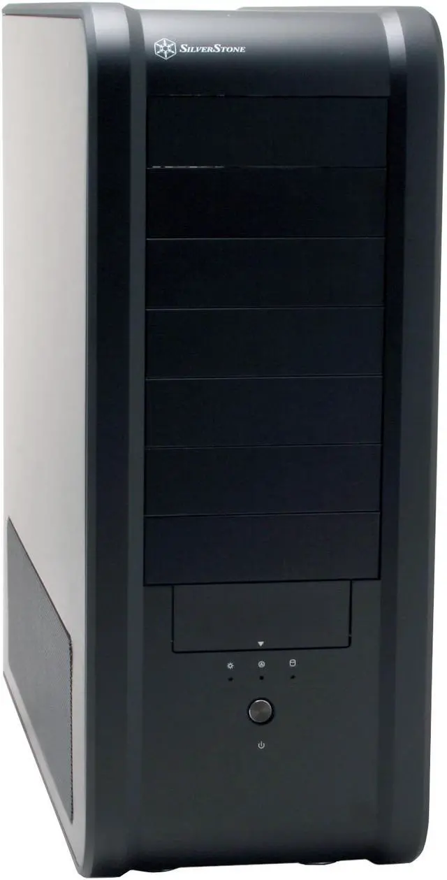 Main image of SILVERSTONE SST-TJ07-B Black 4.0mm ~ 8.0mm uni-body aluminum outer frame, 2.0mm aluminum body ATX Full Tower Computer Case