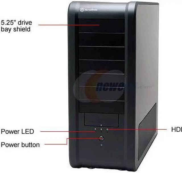 Alt view image 2 of 13 - SILVERSTONE SST-TJ07-B Black 4.0mm ~ 8.0mm uni-body aluminum outer frame, 2.0mm aluminum body ATX Full Tower Computer Case