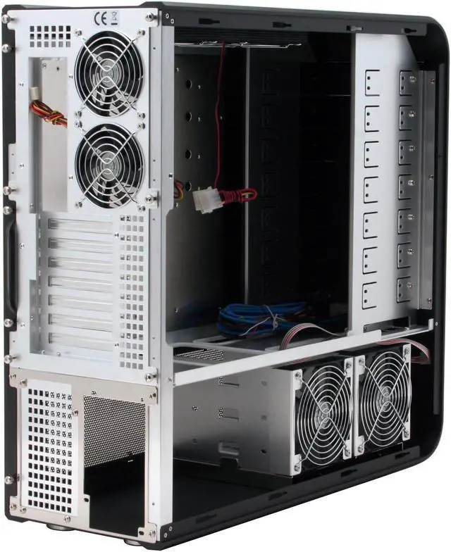 Alt view image 10 of 13 - SILVERSTONE SST-TJ07-B Black 4.0mm ~ 8.0mm uni-body aluminum outer frame, 2.0mm aluminum body ATX Full Tower Computer Case