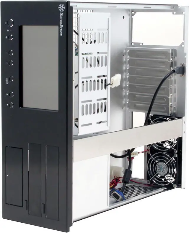 Alt view image 5 of 9 - SILVERSTONE Black Aluminum Lascala Series LC18-B ATX Media Center / HTPC Case