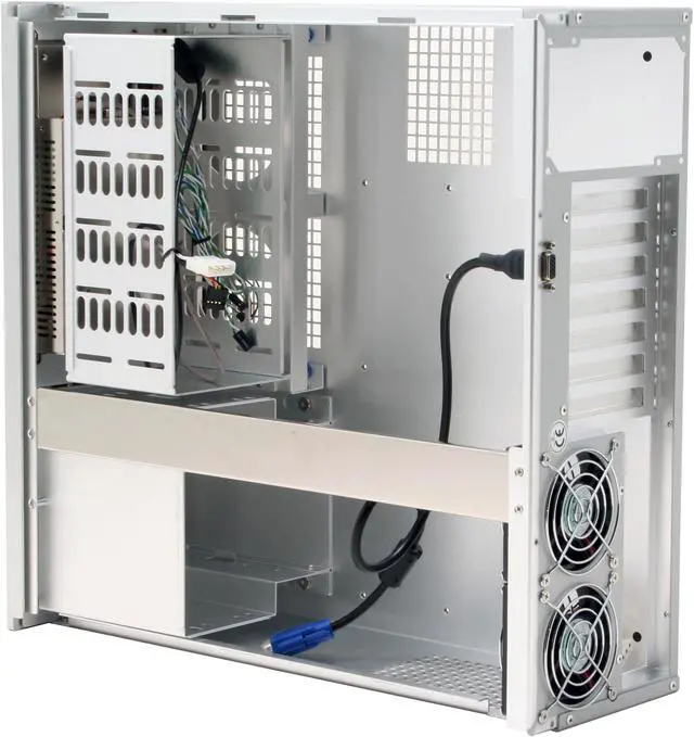 Alt view image 6 of 9 - SILVERSTONE Silver Aluminum front panel, 1.5mm aluminum body Lascala Series LC18-S ATX Media Center / HTPC Case