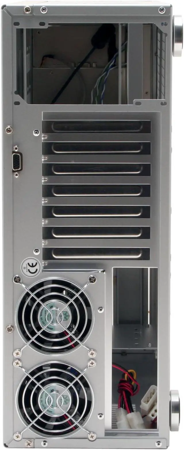 Alt view image 7 of 9 - SILVERSTONE Silver Aluminum front panel, 1.5mm aluminum body Lascala Series LC18-S ATX Media Center / HTPC Case