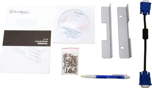 Alt view image 8 of 9 - SILVERSTONE Silver Aluminum front panel, 1.5mm aluminum body Lascala Series LC18-S ATX Media Center / HTPC Case