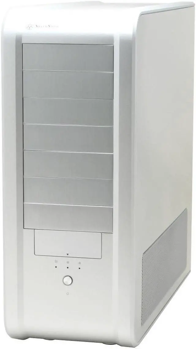 Alt view image 2 of 11 - SilverStone Temjin Series SST-TJ07-SW Silver Aluminum ATX Full Tower Computer Case