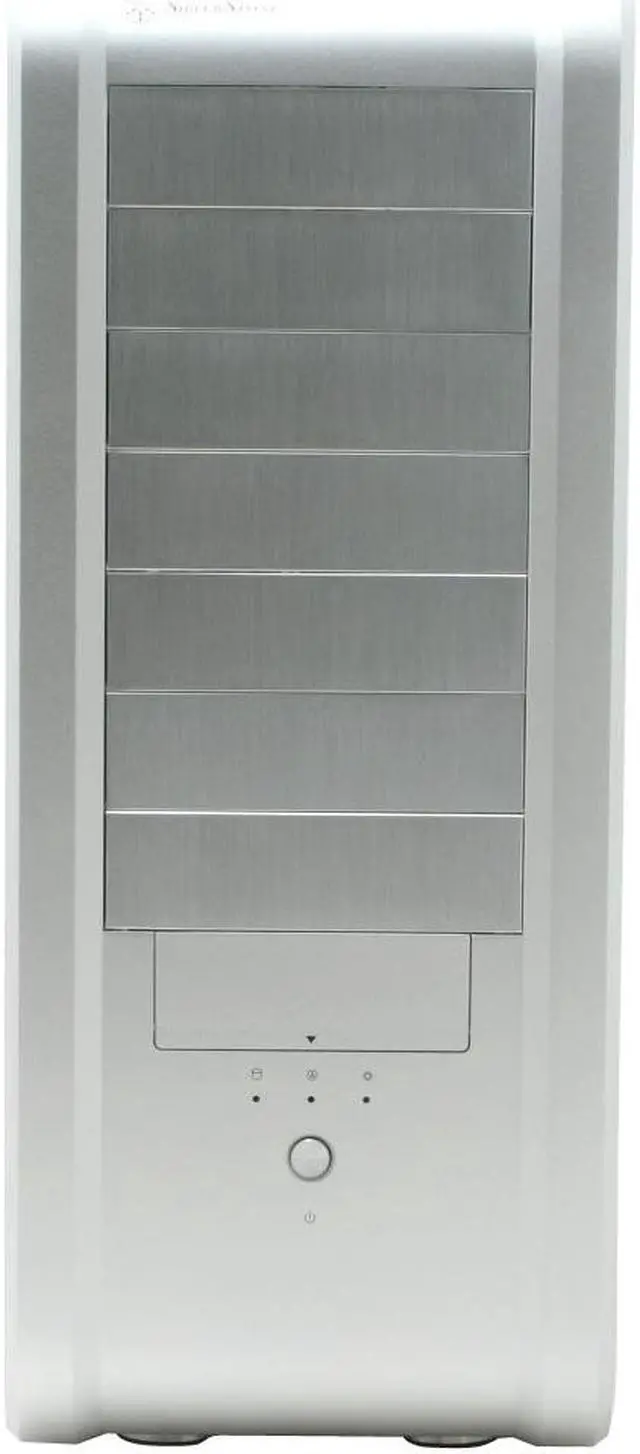Alt view image 3 of 11 - SilverStone Temjin Series SST-TJ07-SW Silver Aluminum ATX Full Tower Computer Case