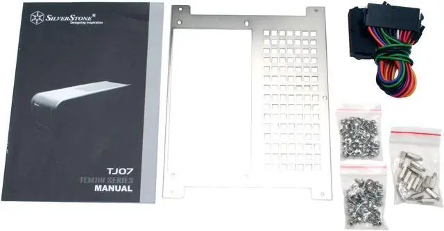 Alt view image 11 of 11 - SilverStone Temjin Series SST-TJ07-SW Silver Aluminum ATX Full Tower Computer Case