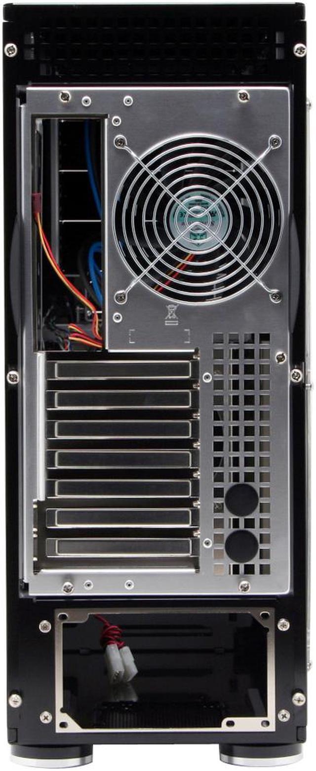 Alt view image 6 of 11 - SilverStone Temjin Series TJ09-BW Black Aluminum ATX Full Tower Computer Case