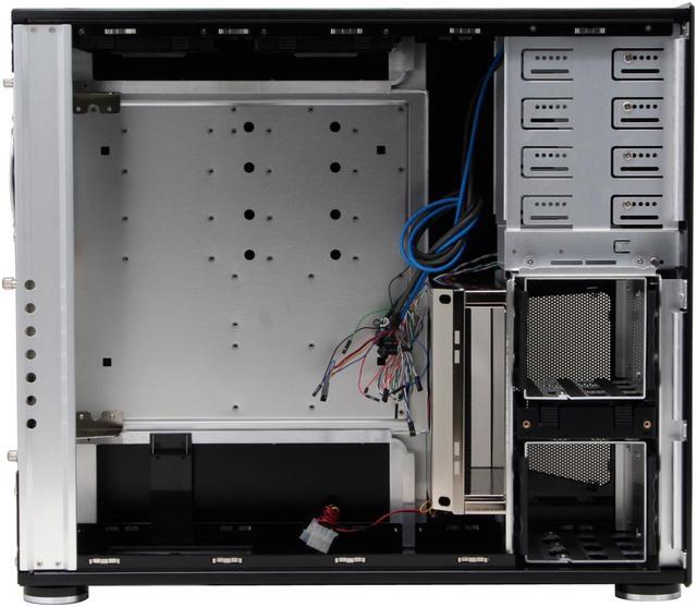 Alt view image 8 of 11 - SilverStone Temjin Series TJ09-BW Black Aluminum ATX Full Tower Computer Case