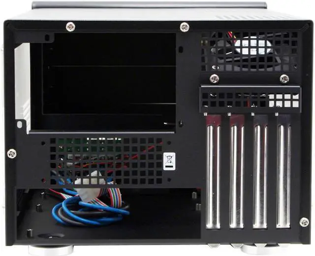Alt view image 10 of 12 - SilverStone Sugo Series SG01-BW Black Aluminum Micro ATX Desktop Computer Case
