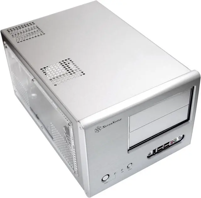 Main image of SilverStone Sugo Series SG01-SW Silver Aluminum Micro ATX Desktop Computer Case