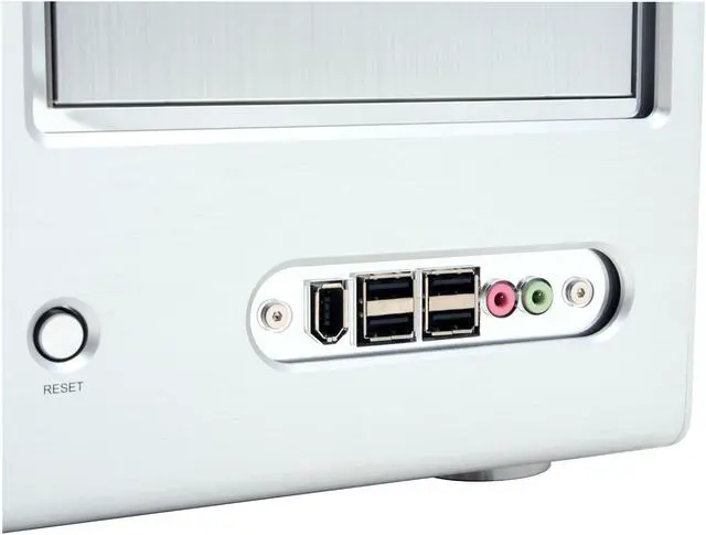 Alt view image 6 of 12 - SilverStone Sugo Series SG01-SW Silver Aluminum Micro ATX Desktop Computer Case