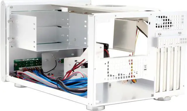 Alt view image 8 of 12 - SilverStone Sugo Series SG01-SW Silver Aluminum Micro ATX Desktop Computer Case