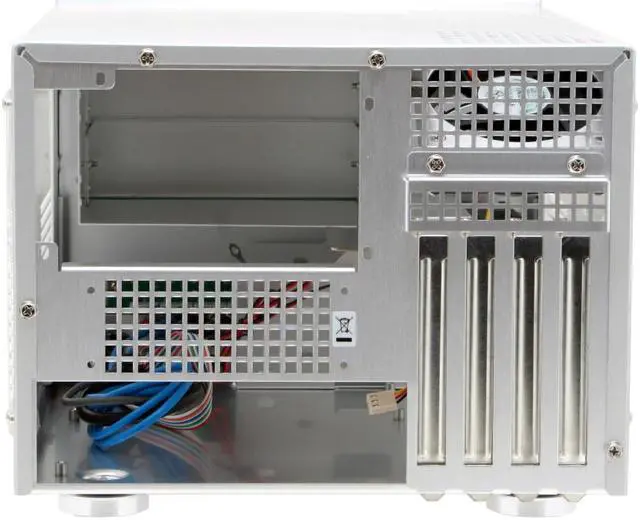 Alt view image 9 of 12 - SilverStone Sugo Series SG01-SW Silver Aluminum Micro ATX Desktop Computer Case