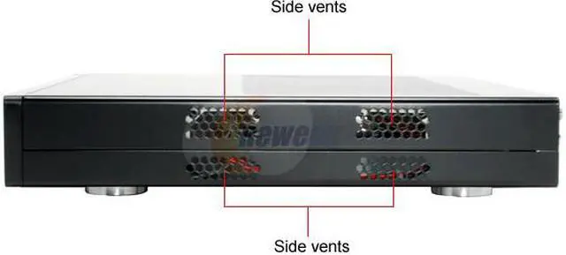 Alt view image 6 of 12 - SILVERSTONE Black Aluminum front panel, 1.0mm SECC body Lascala Series LC19B-R Micro ATX Media Center / HTPC Case