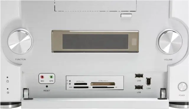 Alt view image 4 of 14 - SILVERSTONE Silver Aluminum Crown Series CW02S-MXR ATX Media Center / HTPC Case