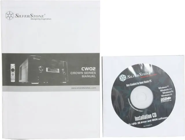 Alt view image 13 of 14 - SILVERSTONE Silver Aluminum Crown Series CW02S-MXR ATX Media Center / HTPC Case