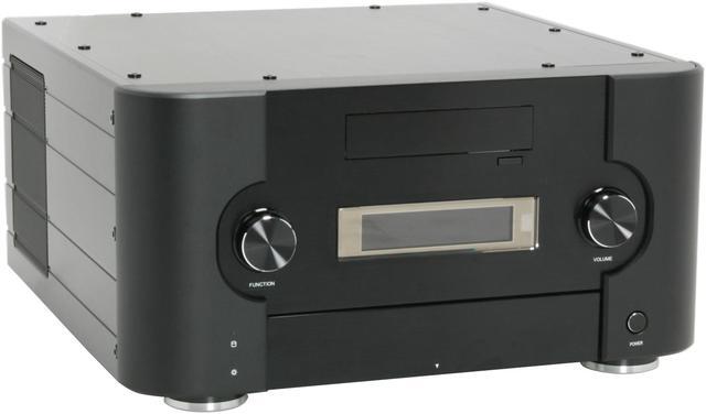 Main image of SILVERSTONE Black Aluminum Crown Series CW02B-MXR ATX Media Center / HTPC Case