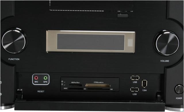 Alt view image 4 of 14 - SILVERSTONE Black Aluminum Crown Series CW02B-MXR ATX Media Center / HTPC Case