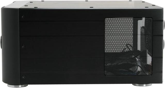 Alt view image 7 of 14 - SILVERSTONE Black Aluminum Crown Series CW02B-MXR ATX Media Center / HTPC Case