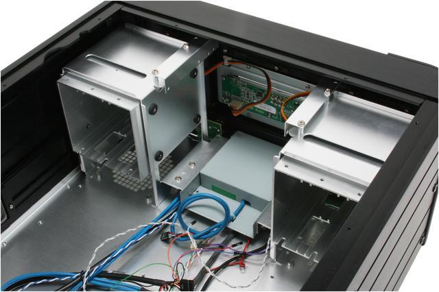 Alt view image 8 of 14 - SILVERSTONE Black Aluminum Crown Series CW02B-MXR ATX Media Center / HTPC Case