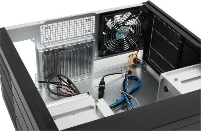 Alt view image 9 of 14 - SILVERSTONE Black Aluminum Crown Series CW02B-MXR ATX Media Center / HTPC Case
