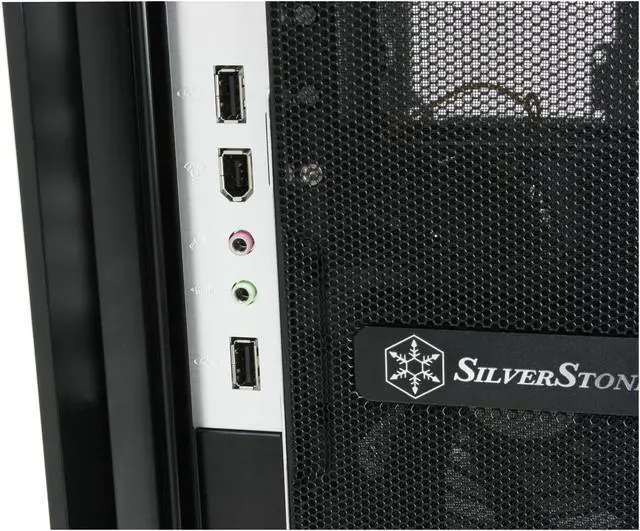 Alt view image 3 of 11 - SilverStone Sugo Series SG03-B Black Aluminum Micro ATX Mid Tower Computer Case