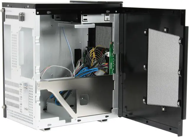 Alt view image 6 of 11 - SilverStone Sugo Series SG03-B Black Aluminum Micro ATX Mid Tower Computer Case