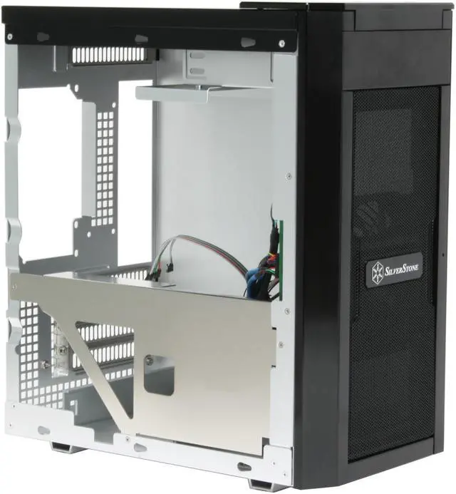 Alt view image 8 of 11 - SilverStone Sugo Series SG03-B Black Aluminum Micro ATX Mid Tower Computer Case