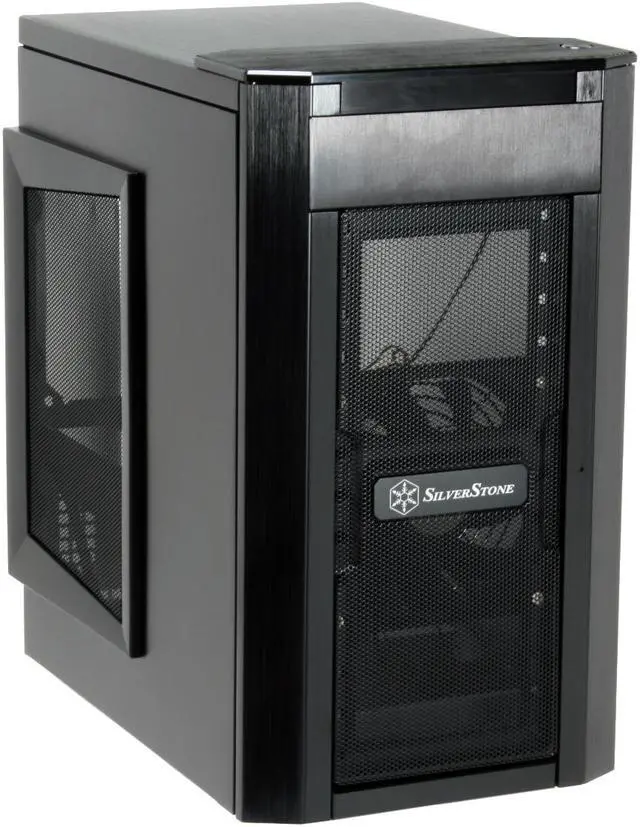 Main image of SilverStone Sugo Series SG03-B Black Aluminum Micro ATX Mid Tower Computer Case