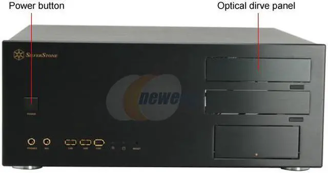 Alt view image 2 of 14 - SILVERSTONE Black Aluminum Crown Series CW01B-R ATX Media Center / HTPC Case