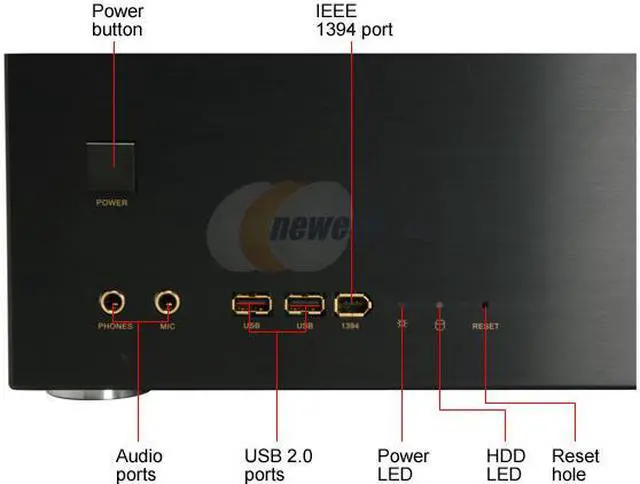 Alt view image 4 of 14 - SILVERSTONE Black Aluminum Crown Series CW01B-R ATX Media Center / HTPC Case