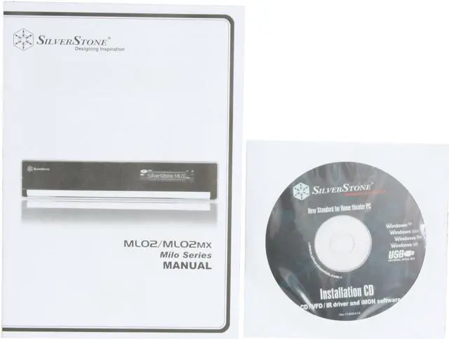 Alt view image 8 of 12 - SILVERSTONE Black Aluminum / Steel Milo Series ML02B-MXR Micro ATX Media Center / HTPC Case