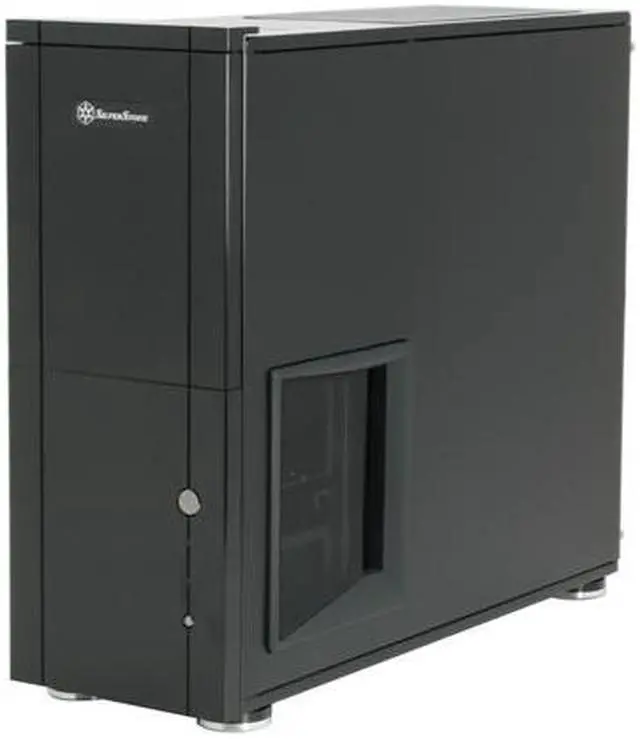 Alt view image 2 of 15 - SilverStone Temjin Series SST-TJ10B-USB3.0 Black Aluminum ATX Full Tower Computer Case