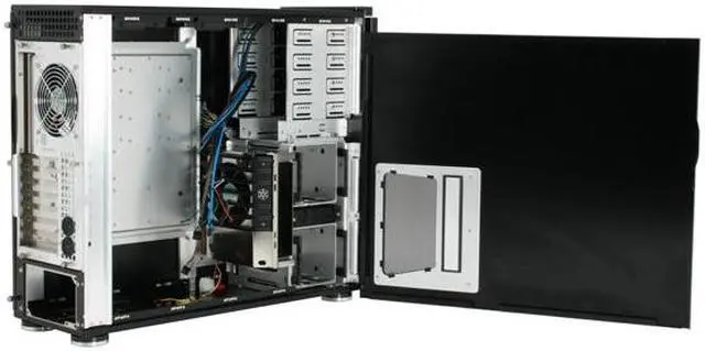 Alt view image 9 of 15 - SilverStone Temjin Series SST-TJ10B-USB3.0 Black Aluminum ATX Full Tower Computer Case