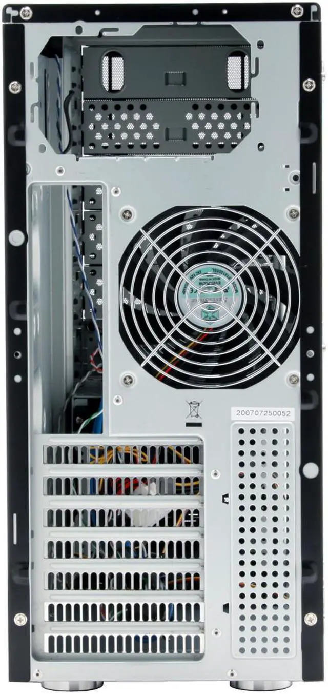 Alt view image 10 of 16 - SilverStone Kublai Series KL02-B Black Aluminum front panel, SECC body ATX Mid Tower Computer Case
