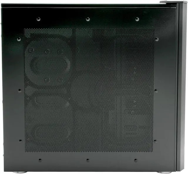Alt view image 9 of 16 - SilverStone Kublai Series KL02-B Black Aluminum front panel, SECC body ATX Mid Tower Computer Case