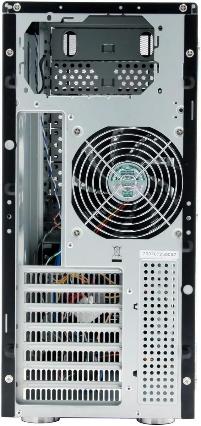 Alt view image 6 of 15 - SilverStone Kublai Series KL02-BW Black Aluminum front panel, SECC body ATX Mid Tower Computer Case