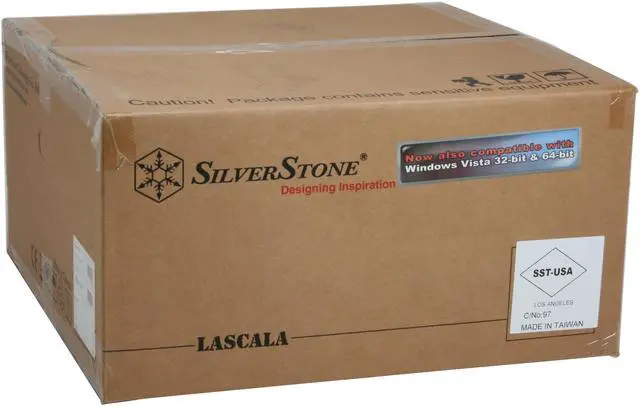 Alt view image 12 of 12 - SILVERSTONE Silver Aluminum Lascala Series LC18S-V64 ATX Media Center / HTPC Case