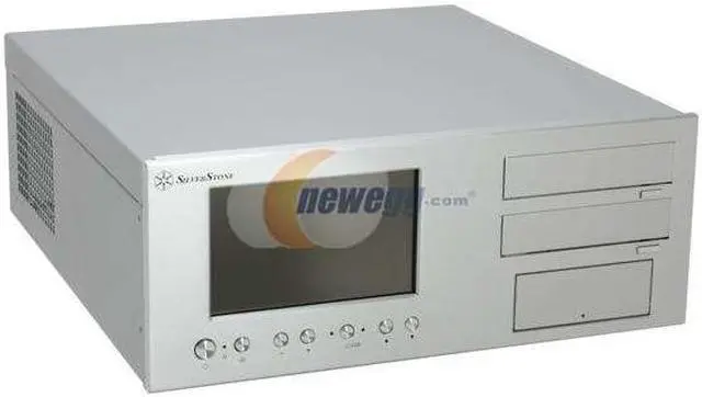 Main image of SILVERSTONE Silver Aluminum Lascala Series LC18S-V64 ATX Media Center / HTPC Case