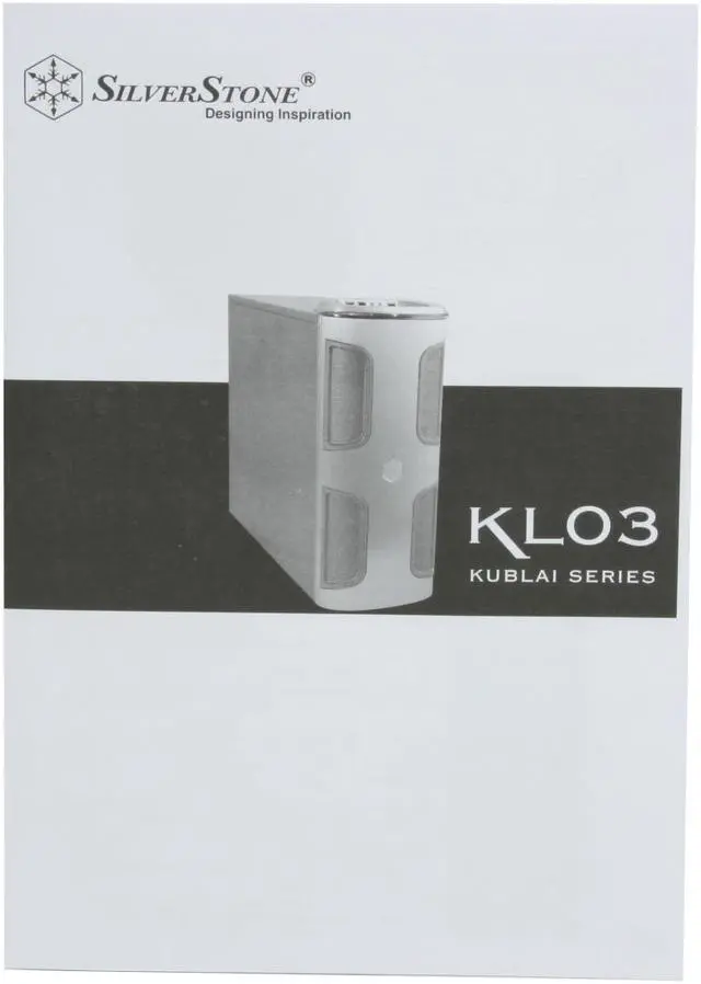 Alt view image 12 of 17 - SilverStone KUBLAI Series KL03S Silver 2.5mm aluminum front door, 0.8mm SECC body ATX Mid Tower Computer Case