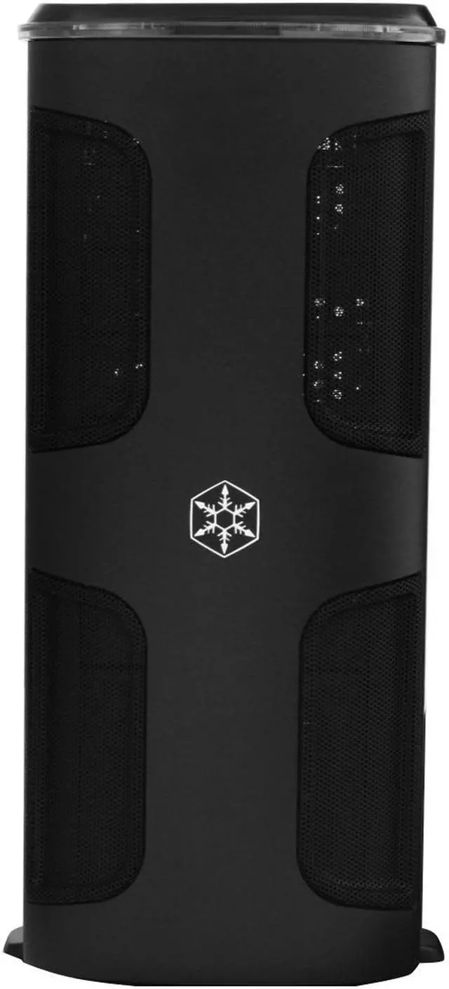 Alt view image 4 of 16 - SilverStone KUBLAI Series KL03-B Black 2.5mm aluminum front door, 0.8mm SECC body ATX Full Tower Computer Case