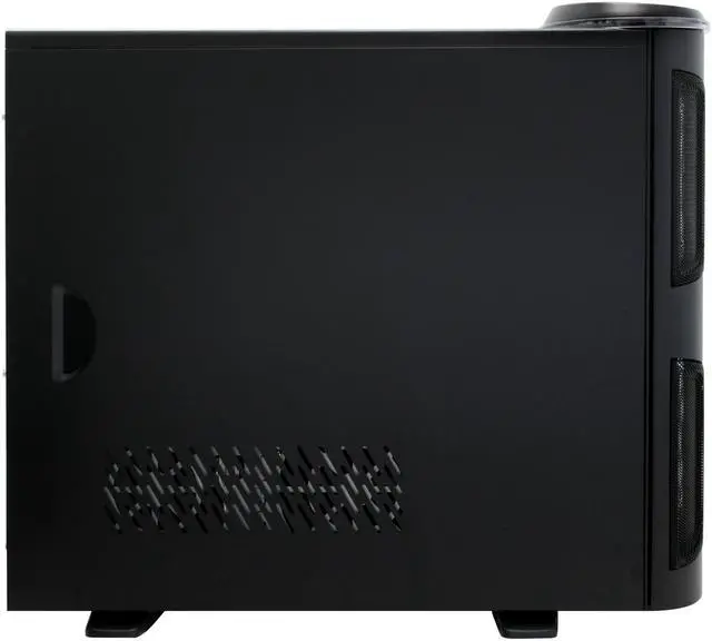 Alt view image 7 of 16 - SilverStone KUBLAI Series KL03-B Black 2.5mm aluminum front door, 0.8mm SECC body ATX Full Tower Computer Case