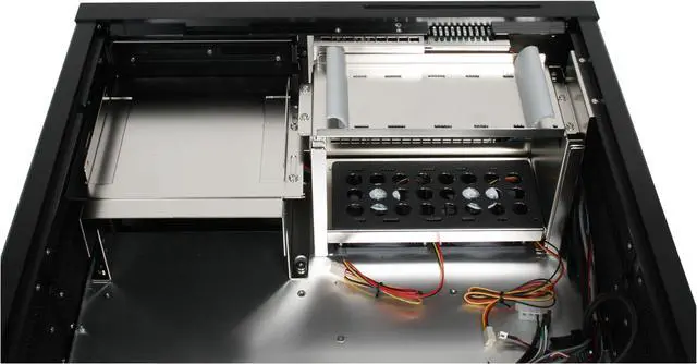 Alt view image 9 of 15 - SILVERSTONE Black Aluminum Crown Series CW03B-MT ATX Media Center / HTPC Case