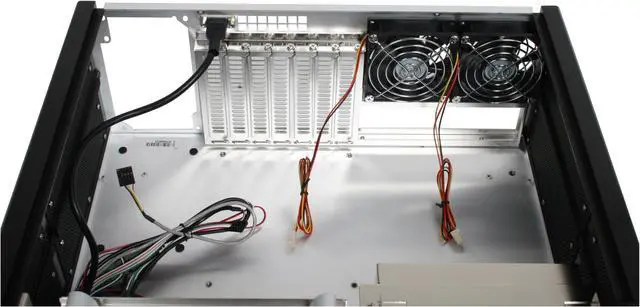 Alt view image 10 of 15 - SILVERSTONE Black Aluminum Crown Series CW03B-MT ATX Media Center / HTPC Case