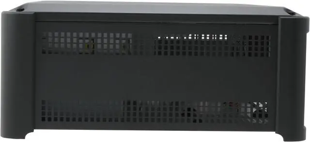 Alt view image 7 of 9 - SILVERSTONE Black Aluminum / Steel Grandia GD02B Micro ATX Media Center / HTPC Case