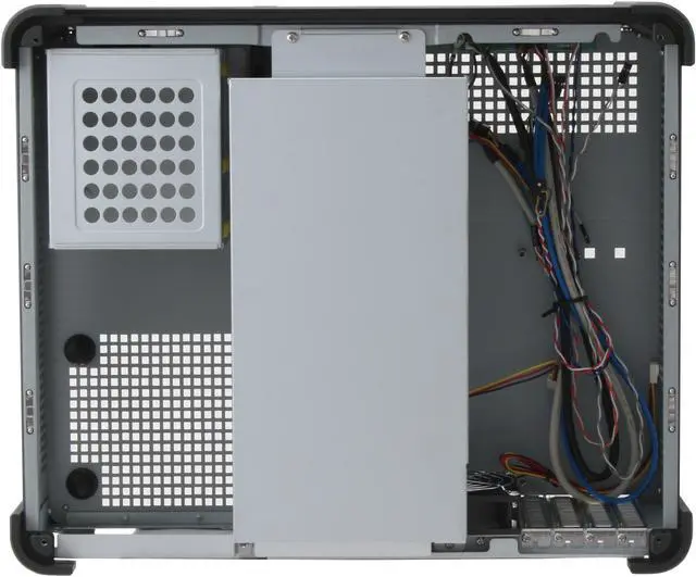 Alt view image 8 of 9 - SILVERSTONE Black Aluminum / Steel Grandia GD02B Micro ATX Media Center / HTPC Case