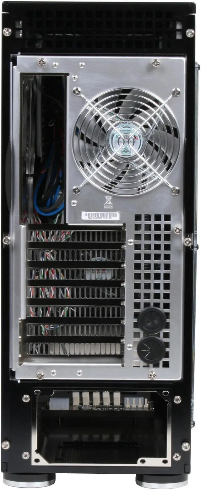 Alt view image 12 of 13 - SilverStone Temjin Series TJ10B-WESA Black Aluminum ATX Full Tower ESA certified Computer Case